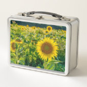 Lunch Box Terrain de tournesol doré (Devant)
