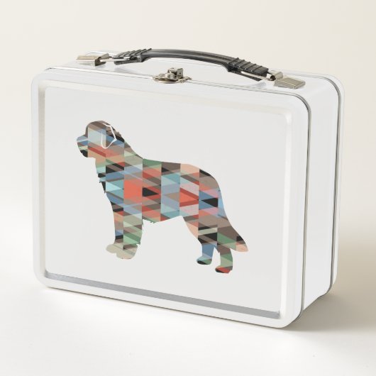 Lunch Box Terre-Neuve Geo Silhouette Plaid (Devant)