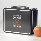 Lunch Box Test ADN Sorcière Halloween Citrouille Toile d'ara (En situation)