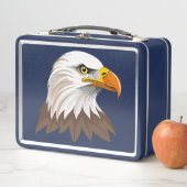 Lunch Box Tête d'aigle américain (En situation)