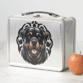 Lunch Box Tête de chien Rottweiler (En situation)