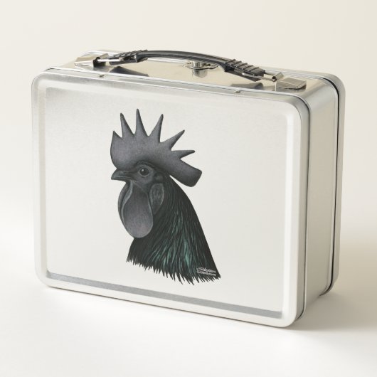 Lunch Box Tête de Rooster Ayam Cemani (Dos)