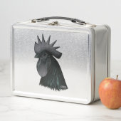 Lunch Box Tête de Rooster Ayam Cemani (En situation)