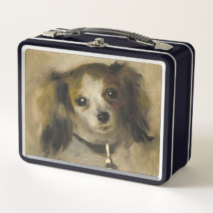 Lunch Box Tête d'un chien, 1870 (huile sur la toile)