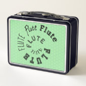 Lunch Box Texte de la spirale de flute (Dos)