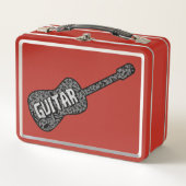Lunch Box Texte des notes de musique de guitare (Devant)
