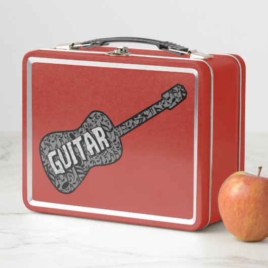 Lunch Box Texte des notes de musique de guitare (En situation)