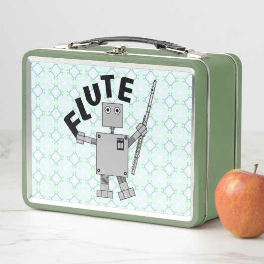 Lunch Box Texte Robot de flux (En situation)