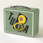 Lunch Box Texte Tuba incliné (Dos)