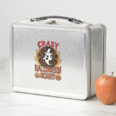 Lunch Box Texture de citrouille rétro gravée Halloween épouv (En situation)