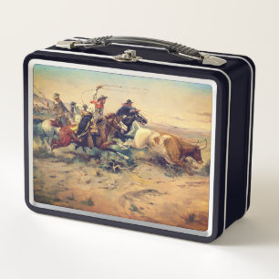 Lunch Box The Herd Quitter (par C. M. Russell, c. 1897)