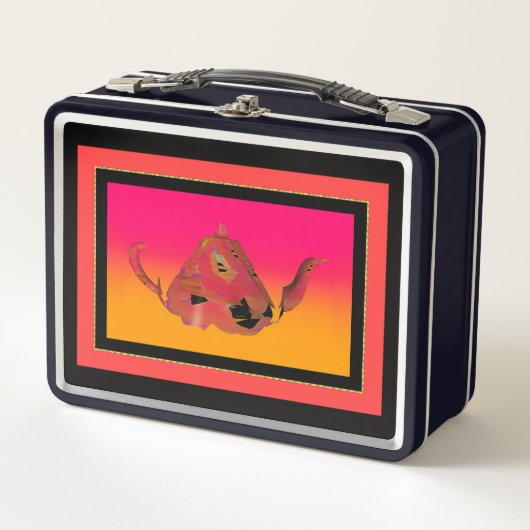 Lunch Box Théière décorative (Devant)