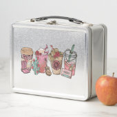 Lunch Box Thème du Café Lover Western Cowboy (En situation)