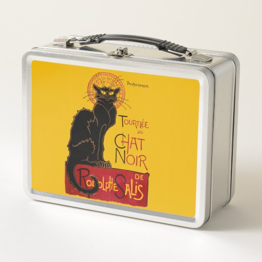 Lunch Box Theophile Steinlen - Le Conversation Noir Vintage (Devant)
