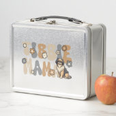 Lunch Box Tibetan Spaniel Groovy Tibbie Maman (En situation)