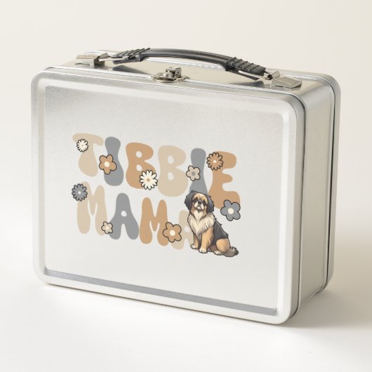 Lunch Box Tibetan Spaniel Groovy Tibbie Maman (Devant)