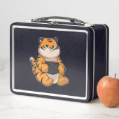 Lunch Box Tiger à manger avec Bowl (En situation)