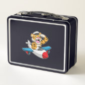 Lunch Box Tiger comme pilote dans l'avion (Dos)