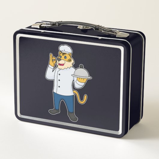 Lunch Box Tiger Cook Chef hat Platter (Dos)