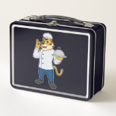 Lunch Box Tiger Cook Chef hat Platter (Devant)