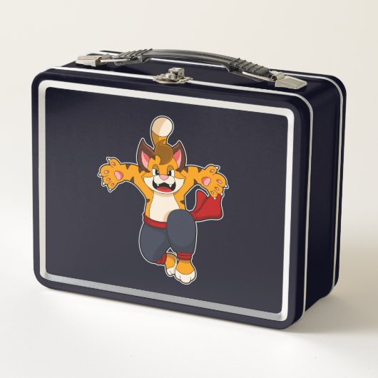 Lunch Box Tiger dans les arts martiaux Karate (Devant)