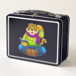 Lunch Box Tiger Nerd avec Livre