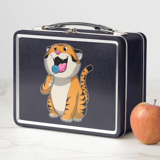 Lunch Box Tigre avec Lollipop (En situation)