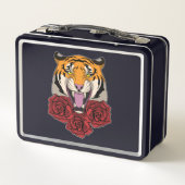 Lunch Box Tigre avec Rose (Dos)