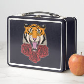 Lunch Box Tigre avec Rose (En situation)