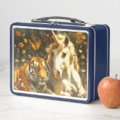 Lunch Box Tigre et Licorne (En situation)