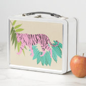 Lunch Box Tigre rose (En situation)