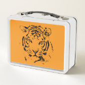 Lunch Box Tigre sur orange (Dos)