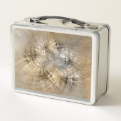 Lunch Box Tons Terre Abstrait Art fractal moderne Texture (Dos)