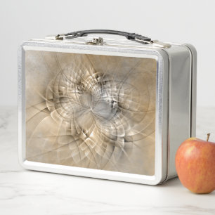 Lunch Box Tons Terre Abstrait Art fractal moderne Texture