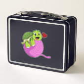 Lunch Box Tortue avec balle de laine (Dos)