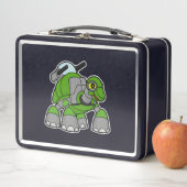 Lunch Box Tortue comme robot avec canons (En situation)