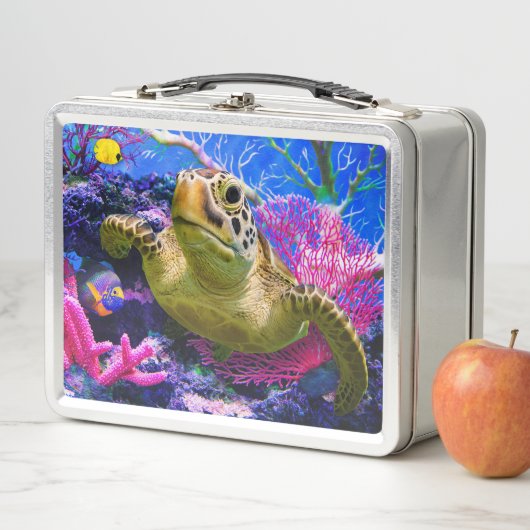 Lunch Box Tortue de mer (En situation)