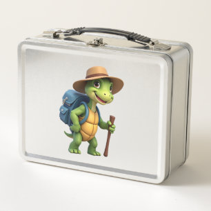 Lunch Box Tortue Drôle Randonnée Graphique Camping Amateur A