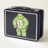 Lunch Box Tortue en Bodybuilder avec Six pack (Dos)