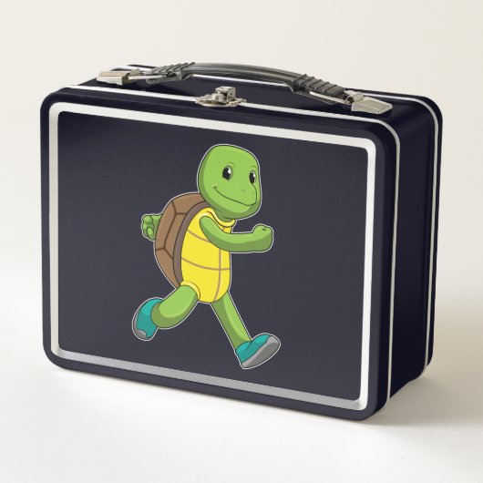 Lunch Box Tortue en course (Devant)