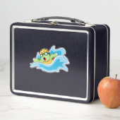 Lunch Box Tortue en nage dans l'eau (En situation)