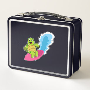 Lunch Box Tortue surfeur avec Surfer