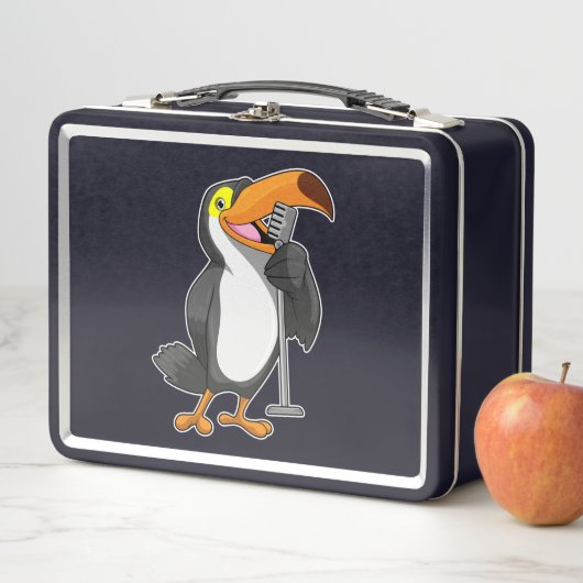 Lunch Box Toucan at Music with Microphone (En situation)
