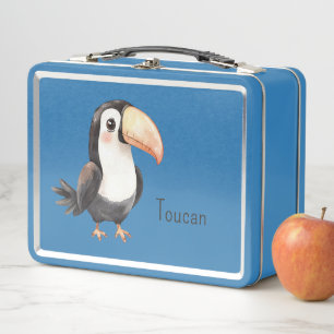 Lunch Box Toucan noir oiseau animal