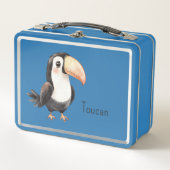Lunch Box Toucan noir oiseau animal (Devant)
