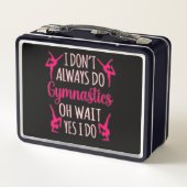 Lunch Box Toujours faire Gymnastique Gymnastique Gymnaste Gy (Dos)