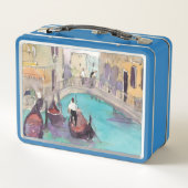 Lunch Box Tour de gondole de Venise d'aquarelle des (Dos)