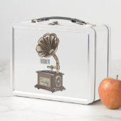 Lunch Box Tourne-disque dessin animé (En situation)