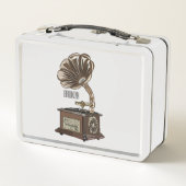 Lunch Box Tourne-disque dessin animé (Dos)