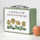 Lunch Box Tournesols prêts à faire la fête (En situation)